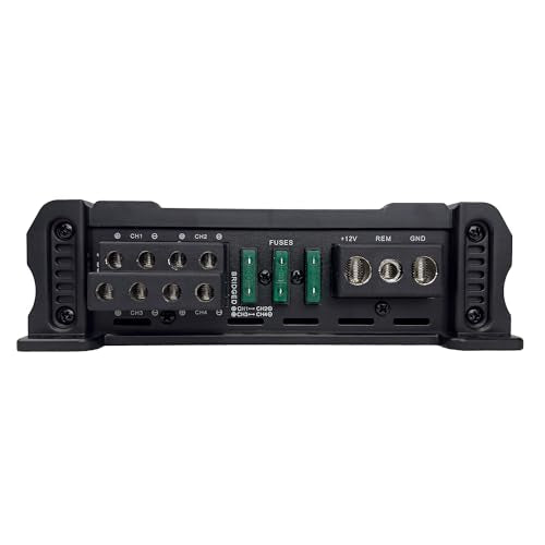 ORION CBA3500.4 Cobalt High Efficiency 4-Channel Class A/B Amp, 3500W | 500W RMS, Adjustable Low/High Pass, Bass Boost, High Output Amplifier, 2/4 Ohm Stable, MOSFET Power - color: BLACK, style: 4-Channel - 3500 Watts