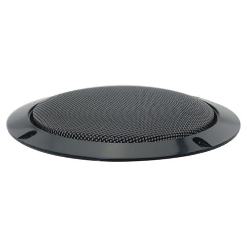 6.5 Inch Black Subwoofer Grille Protective Cover with Fixing Screws Home Audio Accessories Suitable for Domestic/Car Speakers