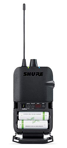 Shure PSM300 P3TR112TW Wireless in-Ear Personal Monitoring System with SE112 Earphones, Twinpack - G20 Band - size: Twinpack, style: G20 Band (488-512 MHz)
