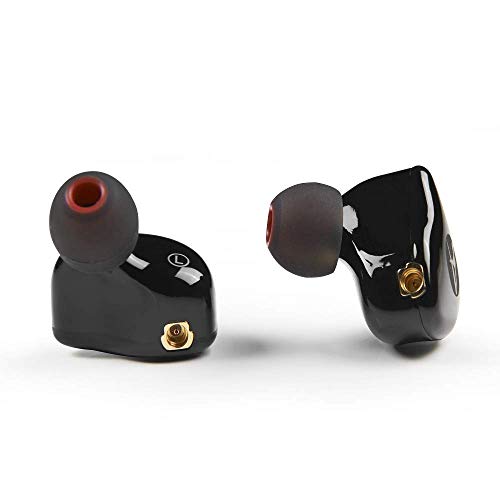 DEMAKE in Ear Monitor with Detachable 3.5mm Cable, with Mic - color: Black, size: With Mic