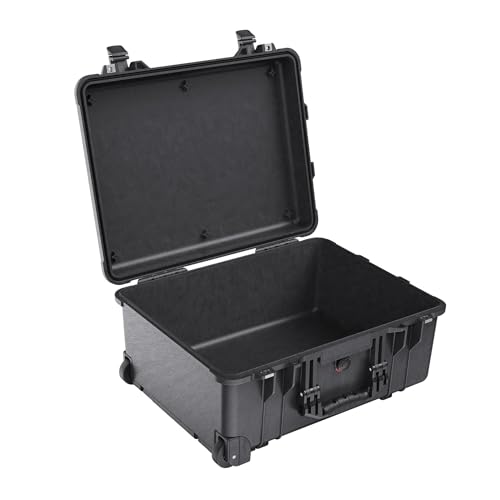 Pelican 1560 Case No Foam (Black) - color: Black, style: No Foam