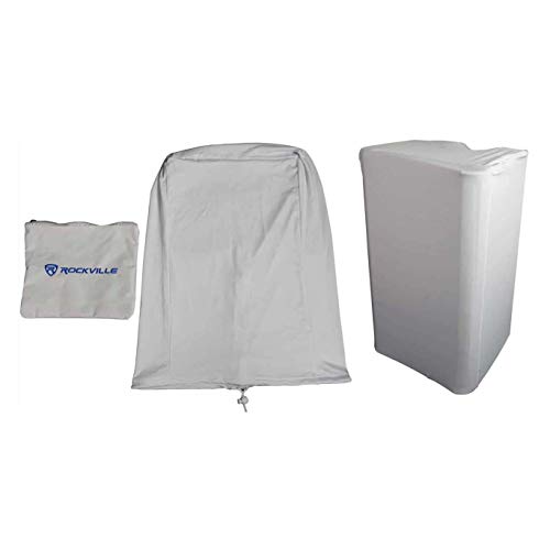 Rockville RSC158W White 15" PA DJ Speaker Cover Scrim for Wedding/Church - style: 15”
