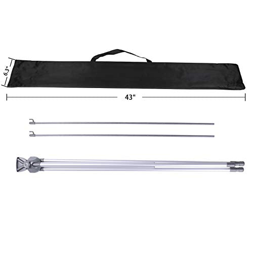 Adjustable X Banner Stand, Fits 23 to 32 Inch Wide and 63 to 78 Inch Tall Banners, Portable Display with Carrying Bag, Perfect for Trade Shows, Exhibitions, Conferences and Events, 6 Pack - size: 6 Pack Best Selling Banner Stand