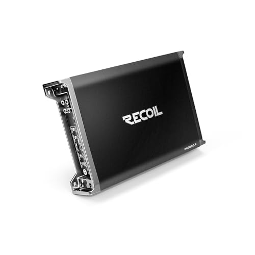 Recoil RED800.4 Class D 4-Channel Car Amplifier Max 1600W MOSFET Power