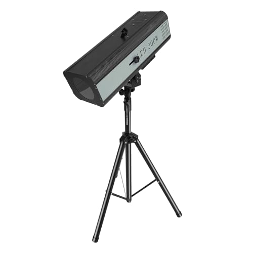 Follow Spot Light, 200W Follow Spotlight, LED Stage Spotlight, Adjustable Color and Aperture POIOKLJRE