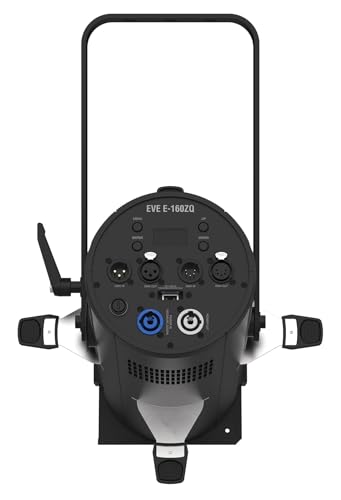 Audiosavings Bundle: Chauvet DJ EVE E-160ZQ 160W RGBW Ellipsoidal D-Fi LED DMX GOBO Spot Light Bundle with Rockville RFAAW 112" x 48" DJ Event Facade Light Weight Frame Booth+Bag+Scrims (2 Items)
