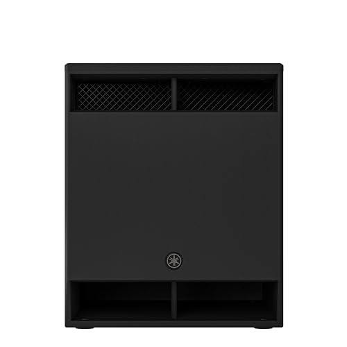 Yamaha DXS18MKIII, 18" 1500W Powered Subwoofer with Bluetooth, Mobile Control Application and Flexible Color LCD Screen, Wood Finish - size: DXS18