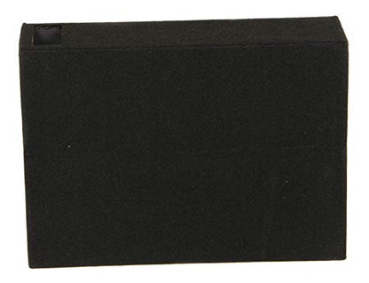 QPower Single 12" Vented Shallow Subwoofer Box, Black Carpet Exterior | Solid 5/8" MDF Construction for Vehicle Stereo Equipment and Bass Sound Systems - style: 12" Vented