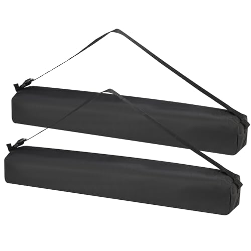 PATIKIL 27.56"x3.54" Tripod Carrying Case, 2Pack Oxford Cloth Padded Tripod Bag with Handles for Light Stands Tripod Photography Accessories, Black - size: 27.56"x3.54"