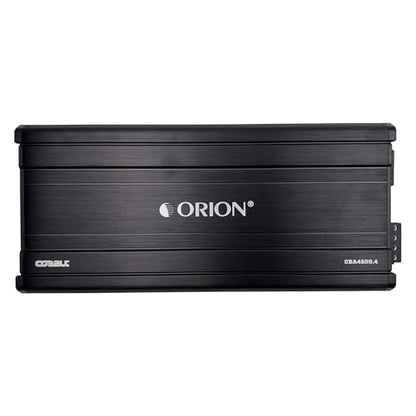 ORION CBA4500.4 Cobalt High Efficiency 4-Channel Class A/B Amp, 4500W | 600W RMS, Adjustable Low/High Pass, Bass Boost, High Output Amplifier, 2/4 Ohm Stable, MOSFET Power - color: BLACK, style: 4-Channel - 4500 Watts