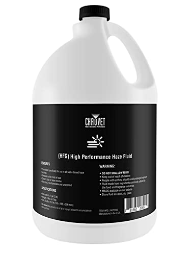 Audiosavings Bundle: Hurricane Haze 4D DMX Water Based Haze Machine Hazer w/Remote+Timer Bundle with (2) HFG HF-G Gallon of Performance Haze Juice Fluids Replaces (3 Items)
