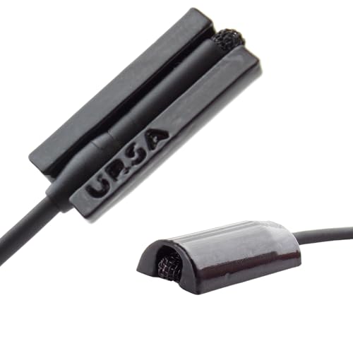 URSA MiniMount. Slim, Low-Profile and Made from Hardened Plastic. Hand-Finished for Smoothness. Includes 5x Hypoallergenic MiniMount Stickies (Black, Sanken COS11) | Slim, Low-Profile, Hardened Plastic Mount, Hand-Finished for Smoothness, Includes 5x Hypo