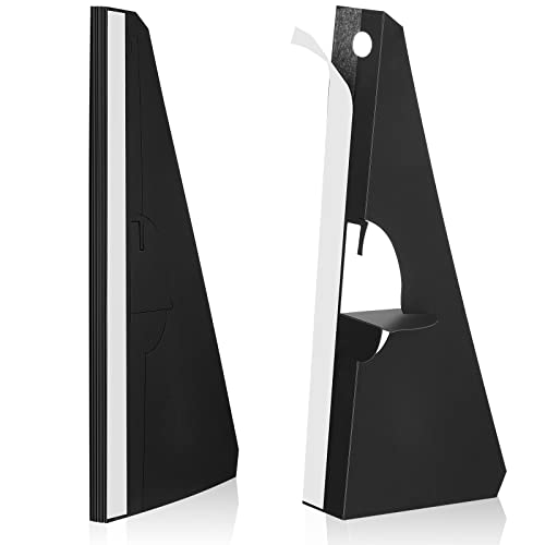 Marspark Poster Stand, 10 Inch, Black, 12 Pack | Self Stick Easel Back Poster Board Stand, Convenient Peel and Stick Self Adhesive Easels Display Cardboard Sign - color: Black, size: 10 Inch