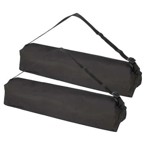 PATIKIL Tripod Carrying Case Oxford Cloth 16.93"x3.54" Black 2Pcs | Padded Tripod Bag with Handles for Light Stands Tripod Photography Accessories - size: 16.93"x3.54"
