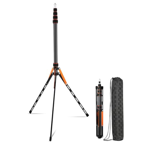 Extendable Travel Light Stand 7.2ft / 2.2m Portable Tripod with Carry Bag