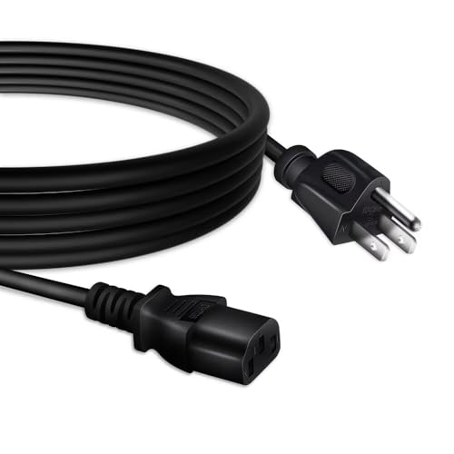 5ft/1.5m UL Listed AC in Power Cord Outlet Plug Lead Compatible with Chauvet DJ Intimidator Spot 150 LED DMX Moving Head Yoke Lighting Light Effect