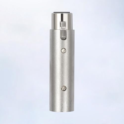 2Pack XLR-M 3 Pin to XLR-F 5 Pin Adapter, 3 Pin Male to 5 Pin Female DMX Gender Changer, Microphone Adapter with Secure Locking for DMX& Pro Audio - color: 5Pin F to 3Pin M