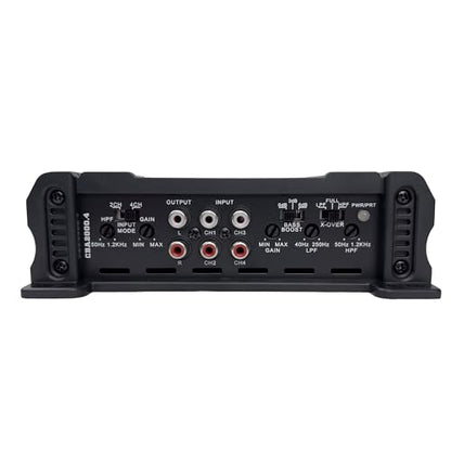ORION CBA2000.4 Cobalt High Efficiency 4-Channel Class A/B Amp, 2000W | 300W RMS, Adjustable Low/High Pass, Bass Boost, High Output Amplifier, 2/4 Ohm Stable, MOSFET Power - color: BLACK, style: 4-Channel - 2000 Watts