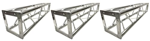 3x 3.28ft Lighting Square Aluminum Bolted Truss 10' span Stand Universal DJ