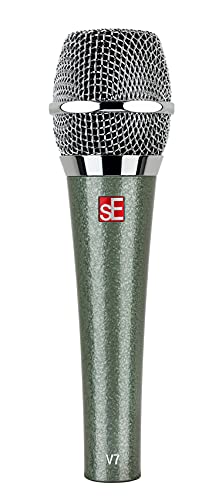 SE ELECTRONICS V7 Dynamic Microphone for Singing, Speech & Studio Recording - XLR Handheld Professional Microphone with Supercardioid Aluminum Voice Coil for Huge Gain Before Feedback - Vintage - color: V7 - Vintage