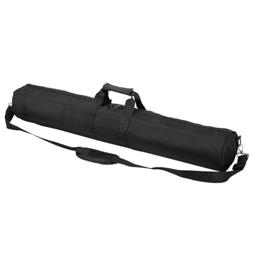 PATIKIL Tripod Carrying Case, 31.5" x 5.1" Heavy Duty Nylon Padded Tripod Bag with Adjustable Shoulder Straps and Handles for Light Stands Umbrellas Tripods Mic Speaker Stand, Black - size: 31.5" x 5.1"