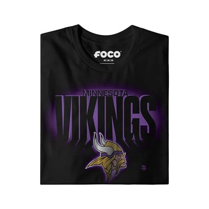 FOCO NFL Team Logo Floodlight Short Sleeve T-Shirt - size: Small