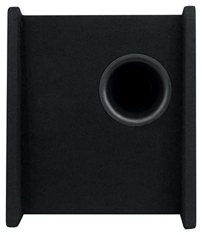Rockville RV12P 12" 600W Car Audio Subwoofer in Vented Sub Enclosure Box, 4 Ohm, High-Performance Bass, MDF Construction Perfect for Car Audio Systems | 600W Peak / 300W RMS, Polypropylene Cone, Aluminum Voice Coil, Bass Reflex Aero-Port, 15 Degree Angle,