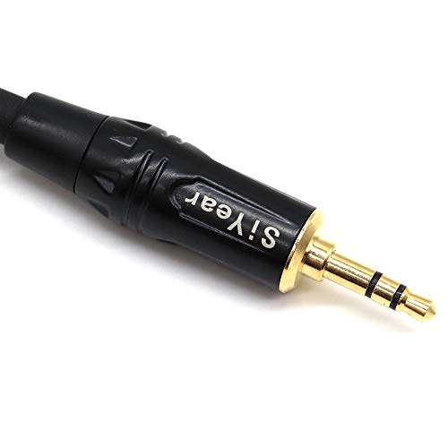 3.5 mm to Dual RCA Cable, Gold Plated 1/8 inch Male to 2 RCA Female Stereo Audio Y Adapter Extension Cable for Smartphones, MP3, Tablets, Speakers, HiFi Stereo System,HDTV etc -1m/3.3FT - color: 3.5M-2RCAF