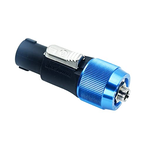 Arklove Speakon to 1/4 Adapter na4ljx Connector Upgraded 1/4" inch ts Jack Female to NL4FC Male Converter are for Converting Cable to NL4FC Plug for pa dj Speaker/Amplifier/Mixer (Adapter - 1PCS) - color: Adapter - 1PCS