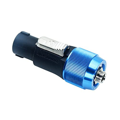 Arklove Speakon to 1/4 Adapter na4ljx Connector Upgraded 1/4" inch ts Jack Female to NL4FC Male Converter are for Converting Cable to NL4FC Plug for pa dj Speaker/Amplifier/Mixer (Adapter - 1PCS) - color: Adapter - 1PCS