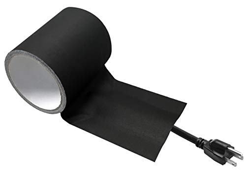 Electriduct Tunnel Tape with Non-Adhesive Center Channel Path for Cable Management Gaffer's Tape 3" x 100 Feet (33 Yards) Black - color: Black, size: 3 Inch x 100 Feet