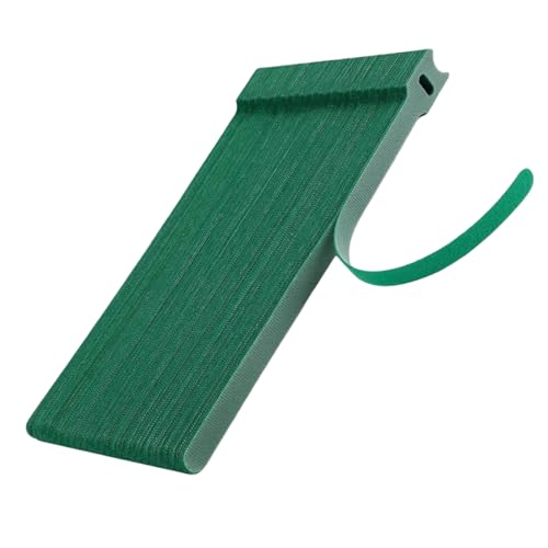 100Pcs 10-Inch Green Adjustable Plant Ties, Christmas Garland Ties | Extendable Reusable Straps, Decorative Twist Ties, Perfect for Wreaths, Stair Banisters & Railings, Vine & Plant Support - size: 10 in x 0.5 in