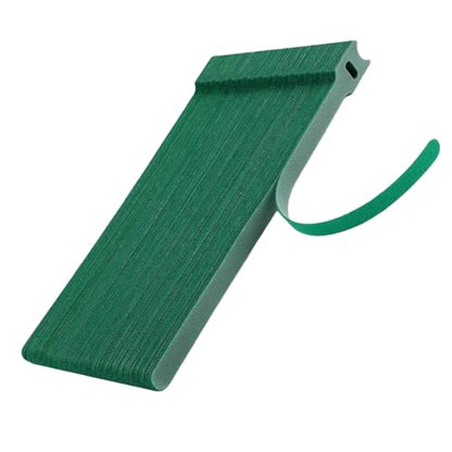 100Pcs 10-Inch Green Adjustable Plant Ties, Christmas Garland Ties | Extendable Reusable Straps, Decorative Twist Ties, Perfect for Wreaths, Stair Banisters & Railings, Vine & Plant Support - size: 10 in x 0.5 in