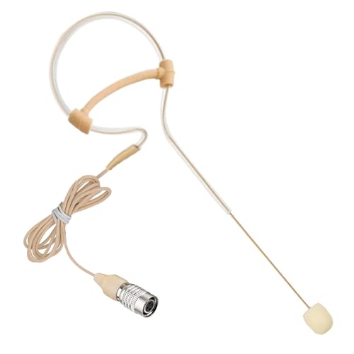 Single Earset Headset Microphone Compatible with Audio-Technica - style: Hirose 4 Pin Plug Compatible with Audio-Technica