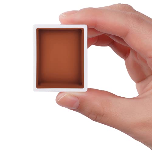 Narrative Cosmetics Alcohol-Activated Refill Pan for Hazelnut Tone Palette — Single Replacement Makeup Pan, Waterproof Tattoo Cover & SFX Makeup, Highly Pigmented, Skin Tones - color: Hazelnut