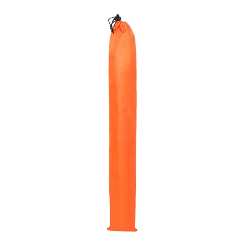 31.5 x 5 Inch Tripod Monopod Case Bag, Oxford Cloth Foldable Tripod Carrying Case Bag with Drawstring, Fits Speaker/Light Stand/Studio/Outdoor/Travel/Camping, Orange - size: 31.5x5 Inch