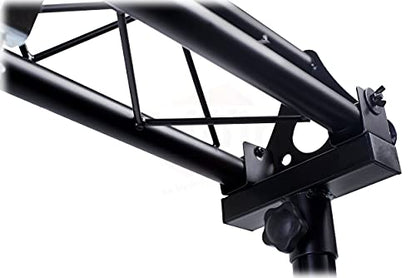 GRIFFIN Triangle Lighting Truss Stand System 15FT (Hand-CrankUP Plus) – DJ Booth Trussing Kit for Light Cans & Speakers – Pro Audio Stage Platform Hardware Package – Music Equipment Mount Gear Holder