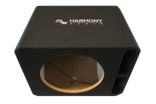 18" Subwoofer Box Single Vented Port Empty Sub Enclosure Harmony Audio | Fits 18 inch woofers, unloaded universal design, ported bass output, sturdy build for car, truck and home theater installs
