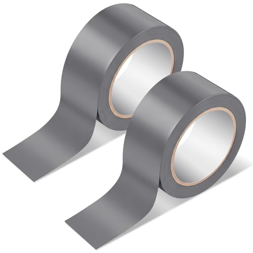 Pangda 2 Rolls Dance Floor Vinyl Tape Grey 36 yd x 2 in Durable Tape Splicing Strong Adhesion No Residue for Gym Dance Room Restaurants Kitchen Floor Safety Marking - color: Grey, size: 36 yd X 2 in