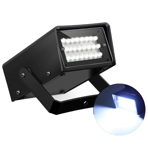 24 LED Mini White Strobe Light Dance Party Lights Super Bright LED - color: White