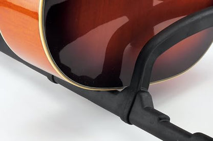K&M Konig & Meyer 17515.016.55 Guardian 5 Guitar Stand | Holds Five Electric, Acoustic or Bass Guitars Rack-Style | Protective Supports | Space Saver | Adult/Youth Musicians | Black - color: 5 Guitars/ Black