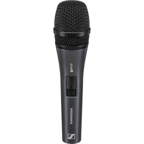 Sennheiser Pro Audio e 845-S Supercardioid Dynamic Vocal Microphone with On/Off Switch