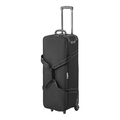VEVOR Studio Equipment Trolley Case, 35.83 x 11.81 x 14 in / 91 x 30 x 35.5 cm, Rolling Camera Bag, Carrying Bag with Wheels Straps Padded Compartment Handle, for Light Stands, Tripods, Telescopes - size: Medium