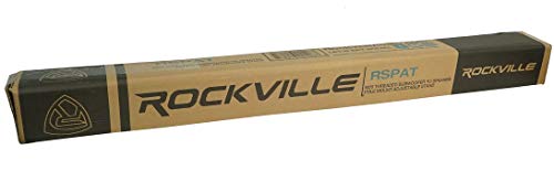 Rockville RSPAT M20 Subwoofer to Speaker Steel Pole Mount Adjustable Stand | M20 Threaded, 33.5" to 55" Height, 140 Lb Load, 35mm Diameter, Portable, DJ/Live Sound, Fits JBL/QSC/PreSonus/RCF/Mackie Subs