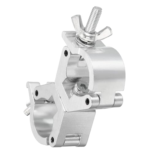 uxcell Light Truss Clamps, for 1.18-1.42inch OD Tube - color: Silver, size: 1.18-1.42inch