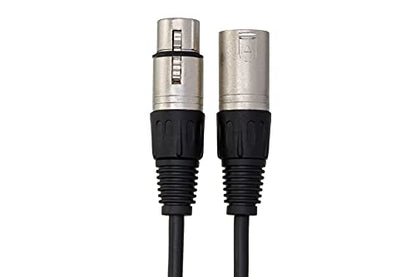 Hosa DMX-520 5-Pin 2-Conductor XLR5M to XLR5F DMX-512 Cable, 20 Feet - size: 20 Feet