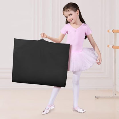 Univivi 40 Inch Dance Costume Garment Bags for Dancers, Black, 4 Pack - color: Black, size: 4 Pack