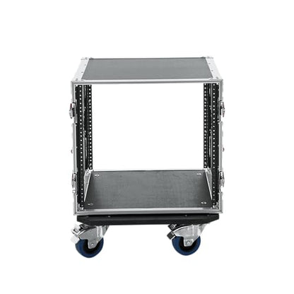 Gator Cases G-TOUR Audio Road Rack with Heavy-Duty Casters and Tour Grade Hardware; 17" Rackable Depth, 10U (G-TOUR 10U CAST)