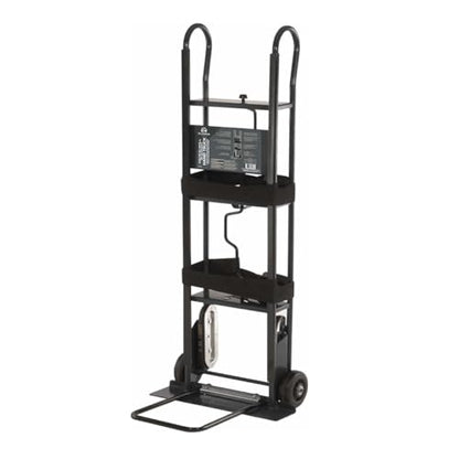 Olympia Tools 800 Lb Appliance Hand Truck with Easy-to-use Belt Tightener for transport Large Appliances and Furniture | 6 Inch TPR Wheels for a Quiet Ride, Toe Plate, 2 Webbed Straps, Heavy-Gauge Steel, for Appliances & Furniture - size: 800 LB Appliance