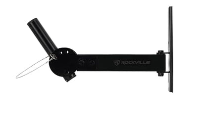 Rockville RPW30 Adjustable Wall Mount Bracket Pair for PA Speakers, 110 lb | Heavy Duty Steel, 110 lb Capacity Each, Horizontal and Vertical Tilt, Includes Mounting Hardware, for PA Speaker Installation - style: Tilt and Swivel